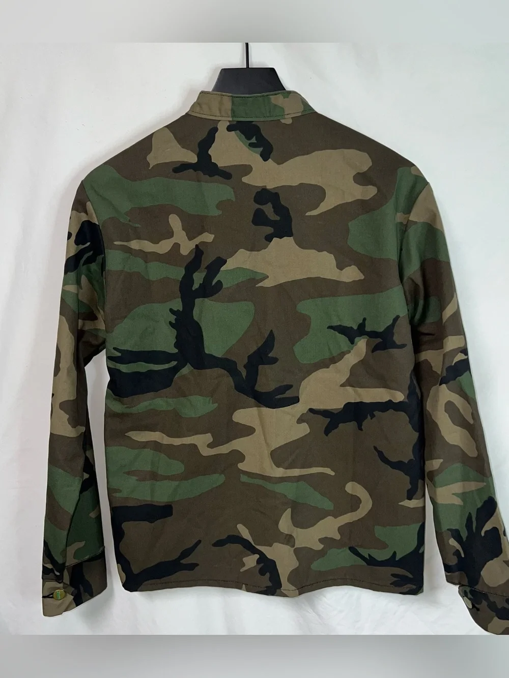The Pointer Brand Woodland Camo Chore Coat Mens XS Green Made In USA Military